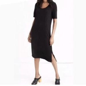 Madewell short sleeve tee dress black XS